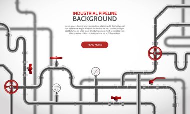 Realistic Pipeline Background clipart