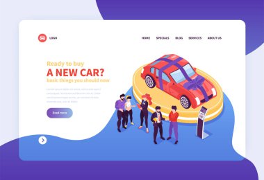 Araba mağaza Web sitesi tasarımı