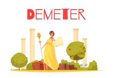 Demeter karikatür kompozisyon