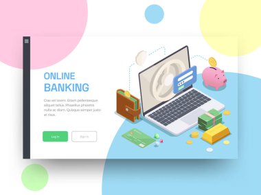 Online banka Web sitesi tasarımı