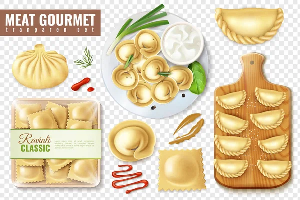 Мясной яд Gourmet — стоковый вектор