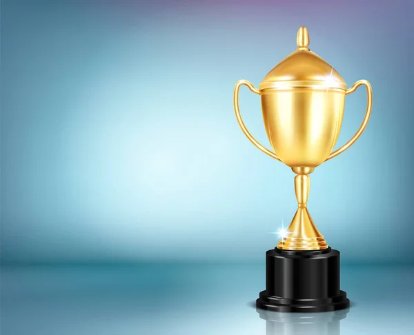 Reális Trophy Award összetétel — Stock Vector