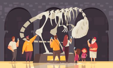 Dinozor İskelet Müzesi Kompozisyon