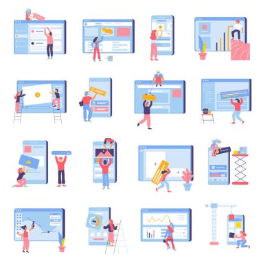 Web geliştirme simgeler kümesi