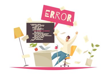 Programcı ofis konsepti