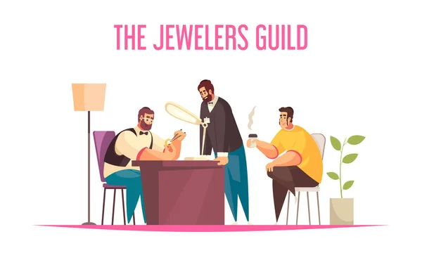 Juwelier concept illustratie — Stockvector