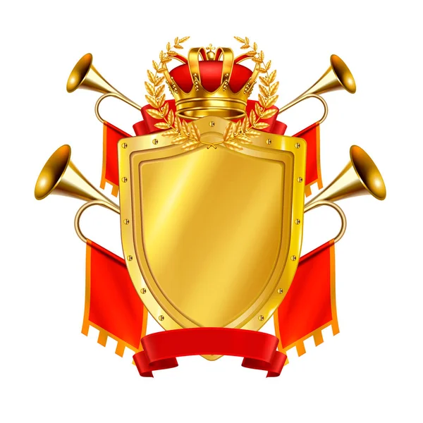 Koncept heraldického designu — Stockový vektor