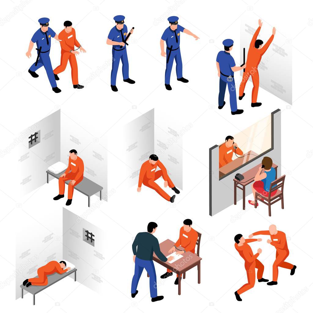 Prison Isometric Set