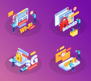 İnternet Engelleme Izometrik Kavramı