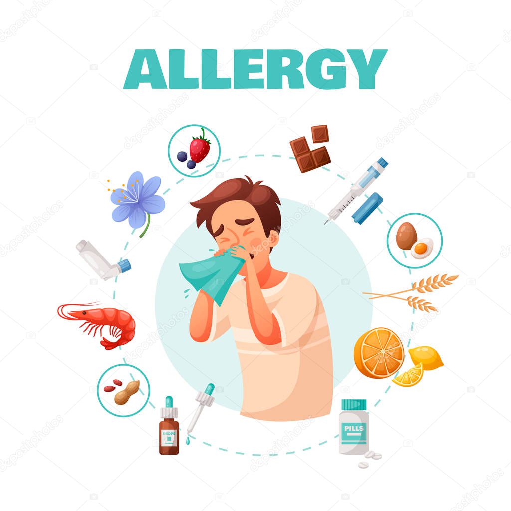 Allergy Concept Illustration