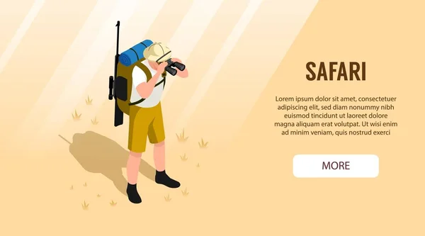 Οριζόντιο κλειδί Safari — Διανυσματικό Αρχείο