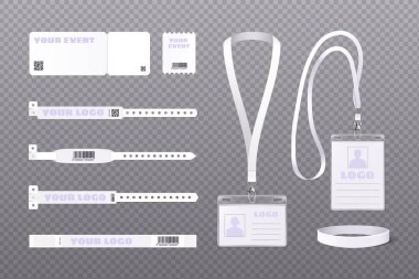 Kimlik Kartları Gerçekçi Boş Şeffaf                                           