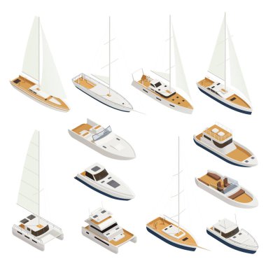 Yachting Isometric Simgesi Ayarları