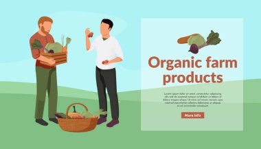 Organik Tarım Ürünleri Arkaplanı