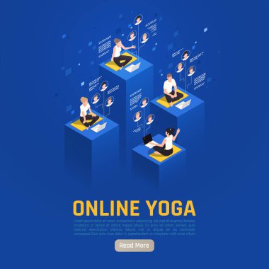 Çevrimiçi Yoga Sınıfı Arkaplanı