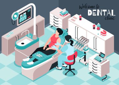 Diş Kliniği Arkaplan Kompozisyonu