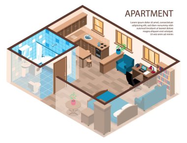 Daire İçi Isometric Bileşimi 