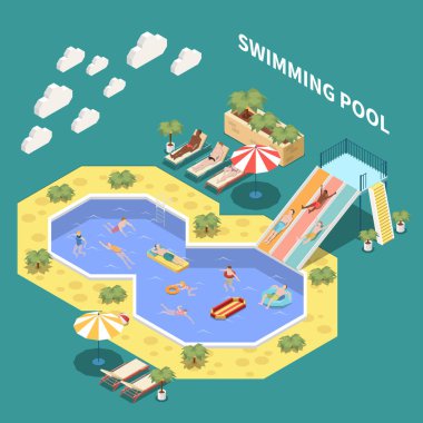 Aqua Bölgesi Isometric Bileşimi