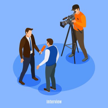 Görüşme Isometric Arkaplanı