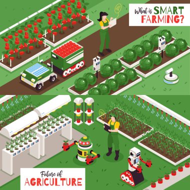 Fütürist Tarım Yatay Afişleri