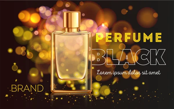 Parfum fond réaliste — Image vectorielle