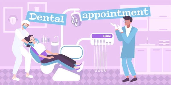 Οδοντιατρικός διορισμός — Διανυσματικό Αρχείο