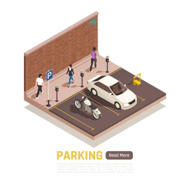 Isometric Element Otoparkı 