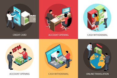 Isometric Banka Tasarımı Konsepti