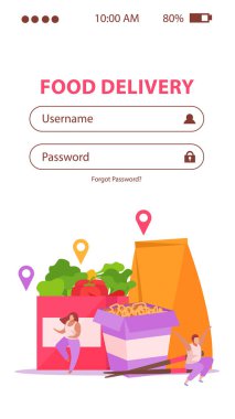 Gıda Teslimatı Mobil Web Sitesi
