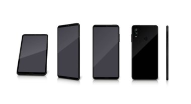 Smartphone Model Gerçekçi Seti