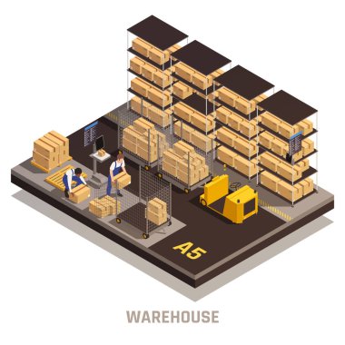 Depo Isometric Bileşimi 