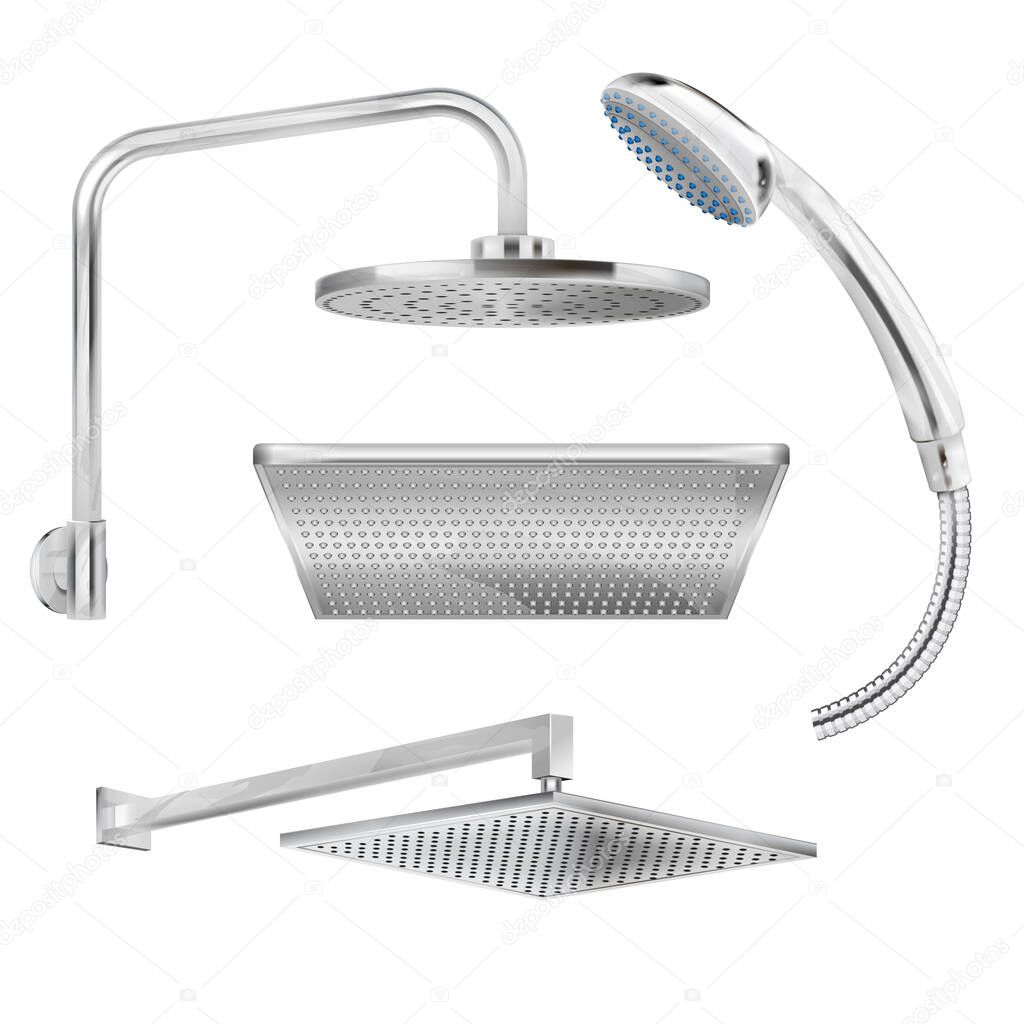 Dirty Shower Head Realistic Set