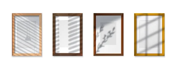 Schaduwglas Frames Set — Stockvector