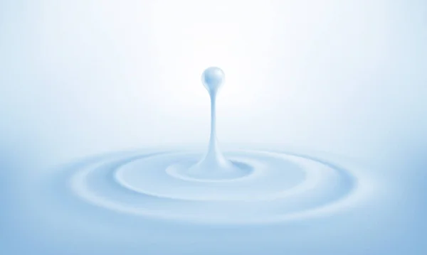 Water Drop Circles Realistische Komposition — Stockvektor