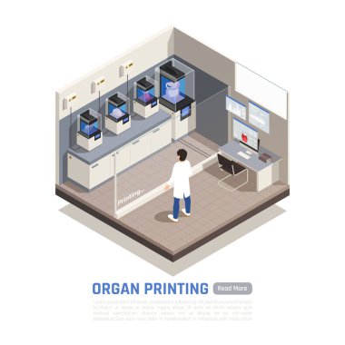 3 Boyutlu Yazıcı Isometric Bileşimi