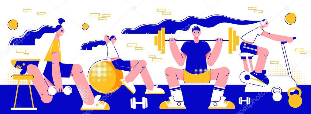 Fitness Horizontal Banner 