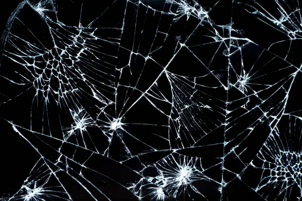 Cracked touch screen smartphone phone, background, texture — Stock Photo, Image