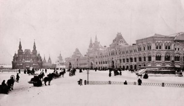 Eski Moskova. Kırmızı kare.