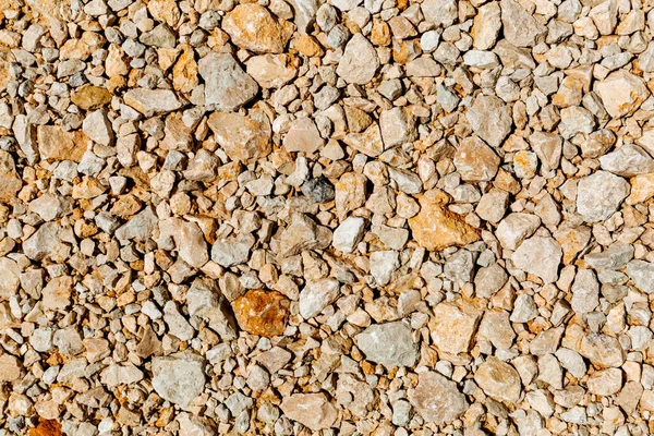 Pequeña Piedra Triturada Aplastada Fondo Abstracto Texturizado —  Fotos de Stock