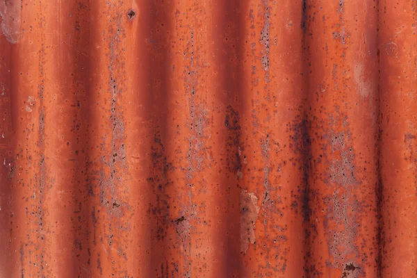 녹슨 오래 된 주름 진 철판. 직물, 추상적 인 배경 — 스톡 사진