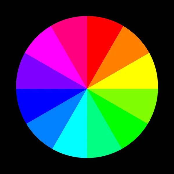 Κύκλο χρώμα Φωτογραφία Αρχείου