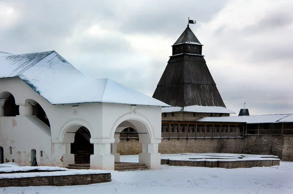 Arccal Pskov Kreml Kamrája — Stock Fotó