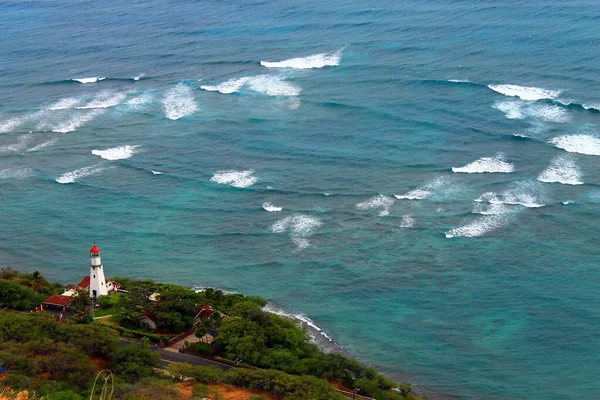 Girdap ve deniz feneri — Stok fotoğraf