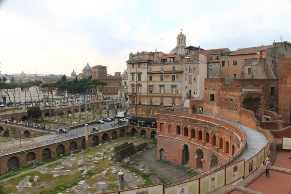 I mercati romani di Traiano — Foto Stock