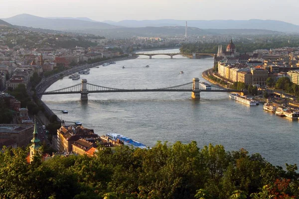 Zachód słońca w Budapeszcie — Zdjęcie stockowe