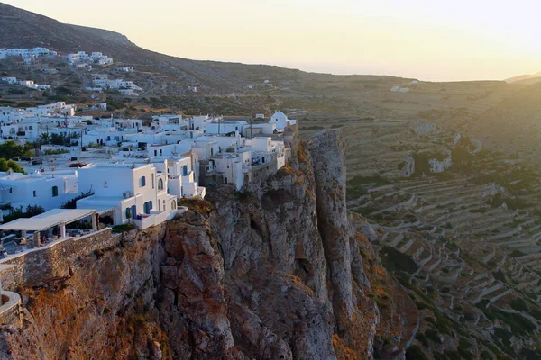 Puesta de sol en Folegandros — Foto de Stock