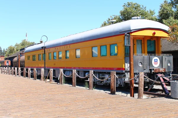 Union Pacific tarihi treni Sacramento 'da — Stok fotoğraf