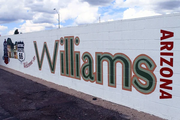 Bem-vindo à aldeia Williams — Fotografia de Stock