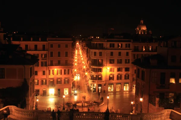 La hermosa Roma de noche — Foto de Stock