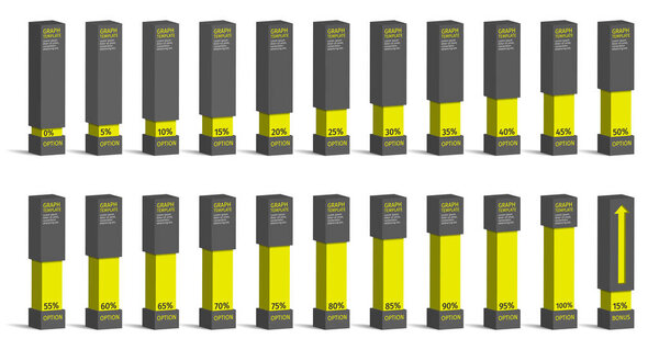 Набор диаграмм для инфографики, 0 5 10 15 20 25 30 35 40
